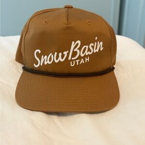 Snow Basin Ski Resort Utah Brown Hat